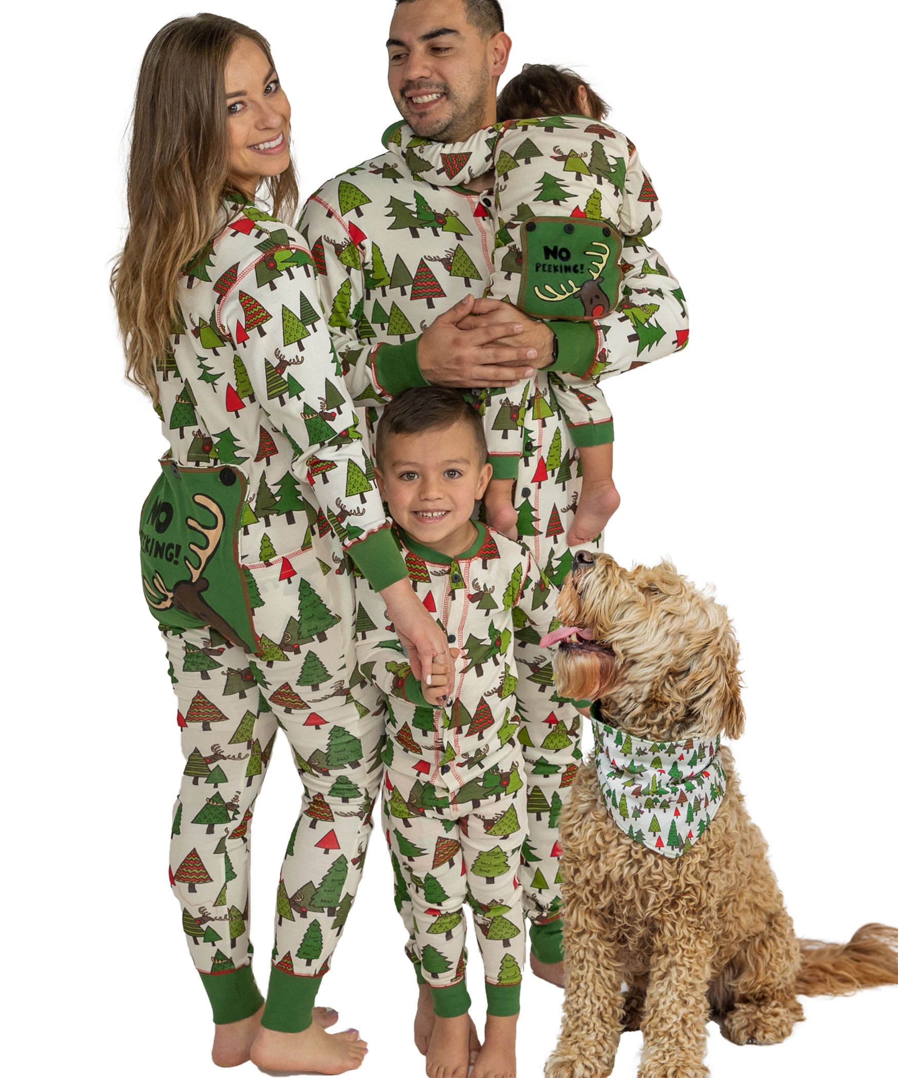 and Adults Lazy One Flapjacks Baby Kids Teens Matching Pajamas for The Dog 