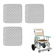 Coussin de chaise imperméable absorbant 3 pièces pour siège lavable en machine, doux et réutilisable