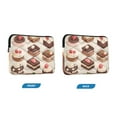 thumbnail image 7 of FORMRS 15"-15.6" Laptop Sleeve Protective Case Soft Carrying Quilted Computer Bag Cover, Cute Chocolate Cakes, 7 of 7