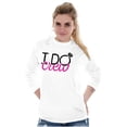 thumbnail image 3 of I Do Crew Funny Bachelorette Party Women's Long Sleeve T Shirt Brisco Brands S, 3 of 6