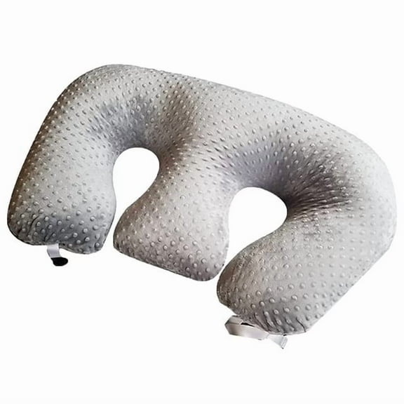 Twin Z-Pillows 6 uses in 1 Twin Pillow ! Breastfeeding, Bottlefeeding, Tummy0 Time, Reflux, Support and Pregnancy Pillow! Gray 1Pack for Mom
