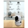 thumbnail image 5 of Brookstone Indoor WIFI Security/Surveillance/Nanny/Pet Camera with Pan and Tilt Controls, Night Vision, Motion Detection, Two-Way Audio and Smart Tracking with USB Connecting Cable and USB adapter, 5 of 6