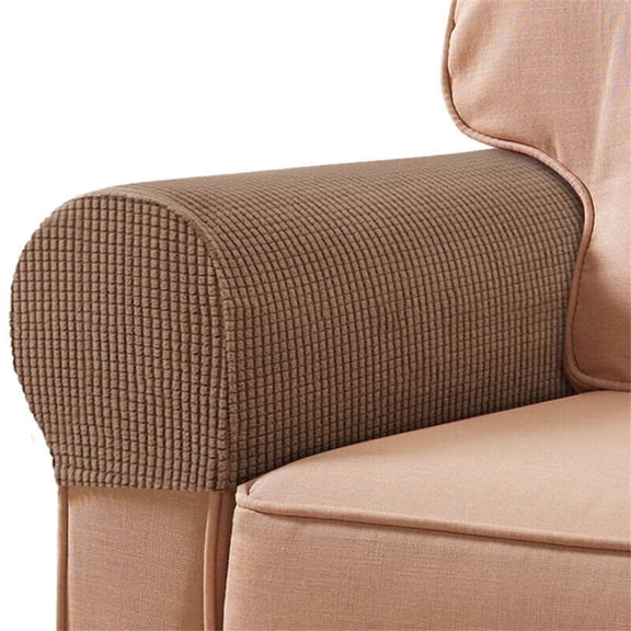 SharkTRUE 2pcs Chair Arm Protectors Sofa Armrest Cover Stretch Armchair Slipcover Protector Anti slip Furniture Armrest Cover for Home Office Sofa Chair Recliner Couch Loveseat