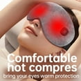 thumbnail image 4 of Heated Sleep Mask, 100% Blackout 3D Contoured Eye Mask for Sleeping with Removable Graphene Heating Pad, A USB-Powered Travel Essential for Men and Women, 4 of 15