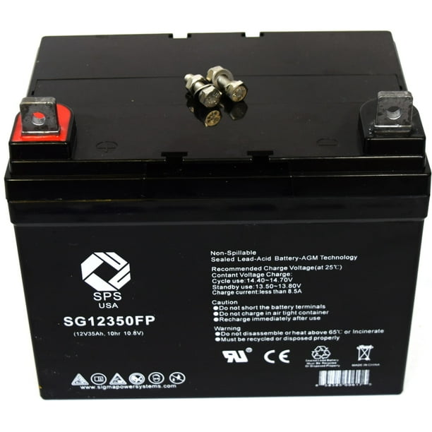 SPS Brand 12V 35Ah Replacement battery for Lawn Mower Cub Cadet 882