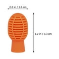 thumbnail image 2 of Raindrops 4Pcs Elastic Orange Silicone Covers for Drumstick Durable Protective Use, 2 of 8