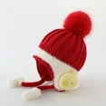 thumbnail image 2 of Yoyauz Baby Knit Winter Cap Baby Newborn Toddler Autumn Cute Earmuff Cotton Lined Beanie Suitable for Boys and Girls, 2 of 11