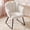 White, variant on Romorgniz Makeup Vanity Chair with Flower Back Ergonomic Desk Chair Vanity Stool Comfy Accent Chair for Living Room Bedroom Home Office, White