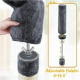 thumbnail image 4 of Yaheetech 7.4-8.7FT Multilevel Floor To Ceiling Cat Tree with 4 Perches, Dark Gray, 4 of 6