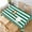 Green and White Candy Stripes, variant on Rectangle Tablecloth Orange and White Candy Stripes Oblong Table Cover Washable Table Cloths for Kitchen Dinning Party Tabletop Modern Decoration 60 x 102inch