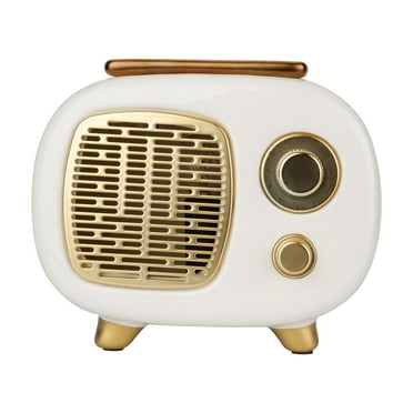 Better Homes & Gardens Vintage Radio Ceramic Wax Candle Warmer, White