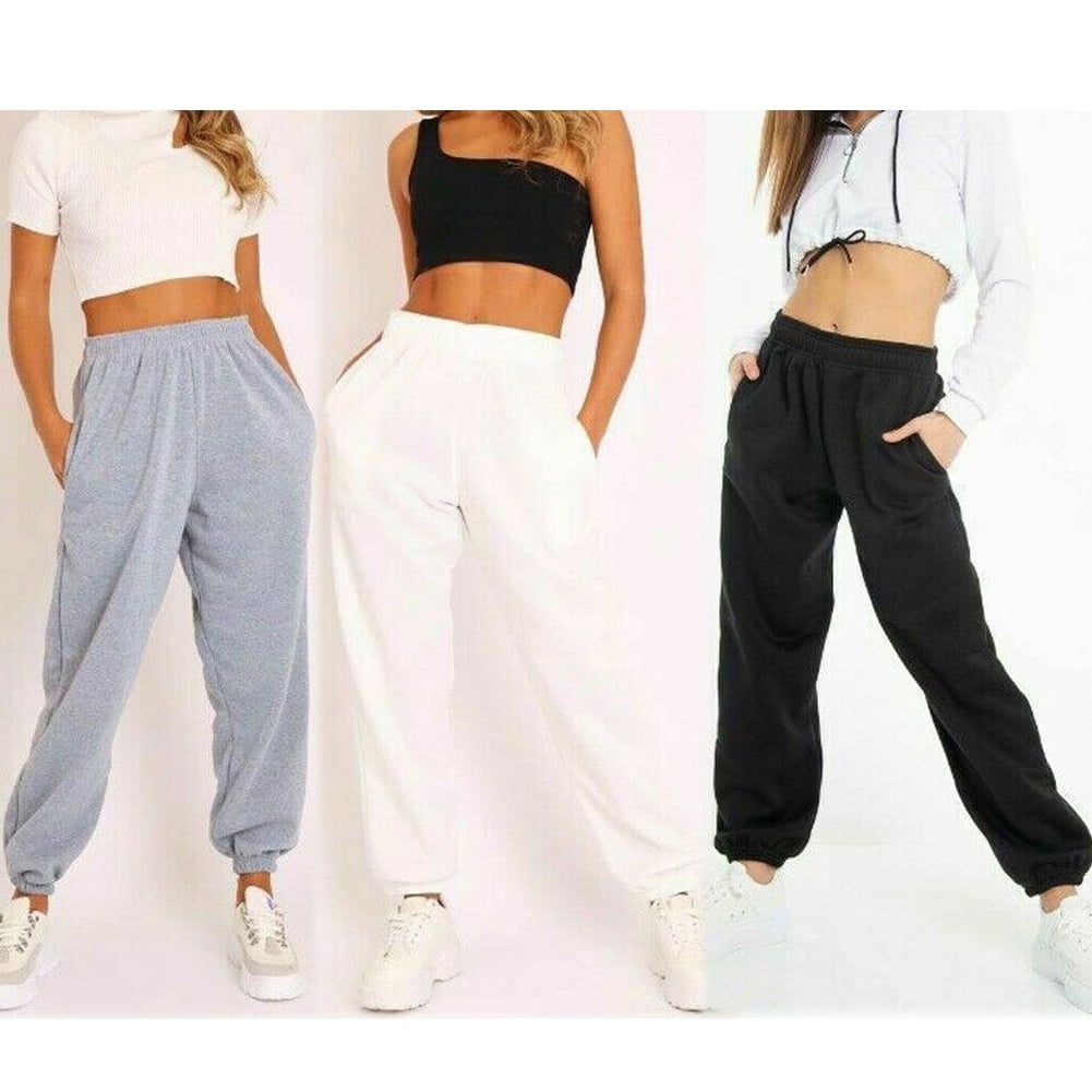 ladies baggy jogging bottoms