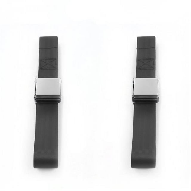Early Cars 1941-1948 Airplane 2 Point Charcoal Lap Bench Seat Belt Kit - 3 Belts