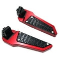 thumbnail image 2 of Rear Passenger Footpad Footboard Foot Steps Foldable Pedals Rests for Adv160 Red, 2 of 8