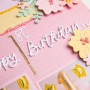 Sizzix Thinlits Variety Sentiments Die-Cut Dies for Paper Crafting, Foil and Vellum, 14 Pack