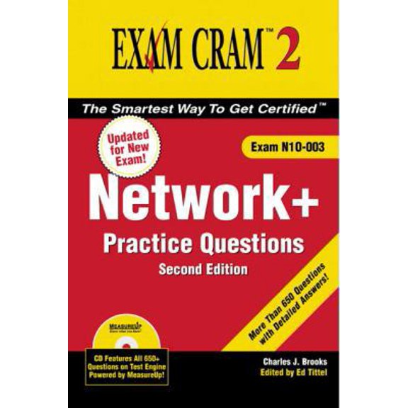 Pre-Owned Exam Cram 2 Network+ Certification Practice Questions (Paperback) 0789733528 9780789733528