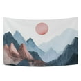 thumbnail image 6 of Yayeee Tapestry Wall Hanging for Bedroom 60" x 40" Living Room Home Wall Art Decor, Art Mountain and Sun Pattern, 6 of 7