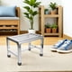 thumbnail image 3 of Taburete de ducha de acero inoxidable: Banco de baño impermeable y antideslizante - Reposapiés de baño, asiento de afeitado portátil para spa - Silla de bañera - Soporte para plantas, 3 of 6