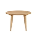 thumbnail image 3 of Table à Manger Ronde Japandi en Bois de 45 Po - Chêne Anglais, 3 of 9