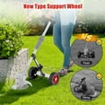 thumbnail image 6 of Tanbaby Electric Weed Wacker Attachment Wheels for 8/9” Weed Eater, Adjustable Cordless String Trimmer Auxiliary Wheels, Tool Pole Dia 26-28mm Adjustable Support Wheel, 6 of 7