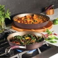 thumbnail image 7 of Circulon Symmetry 10" and 12" Hard-Anodized Nonstick Fry Pan/Frying Pan Set, Merlot, 7 of 7