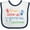White and Navy, variant on Inktastic Lacrosse Baby Boys or Girls Baby Bib