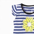 thumbnail image 4 of HCNTES Kid Girls Clothes Outfits Summer Toddler Clothes Casual Clothing Suit Short Sleeve Striped T-Shirt +Pants, 4 of 5