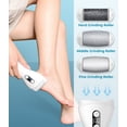 thumbnail image 4 of PRITECH Electric Foot Callus Remover, Rechargeable Waterproof Electronic Pedicure Tool for Dead Skin & Cracked Heels,Gift(White), 4 of 9