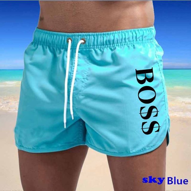 New European And American Men's Fashionable Beach Shorts Polyester Multi-color Men's General Purpose-YOUYOU