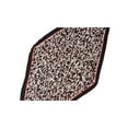 thumbnail image 4 of INSPIRE CHIC Women's Retro Leopard Pleated Rhombus Scarf Neck Scarves Neckerchief Red Black, 4 of 5
