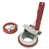 Nuflush 4-Inch Flush Valve, White ABS Plastic, 2 Piece