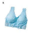 thumbnail image 3 of Minnieouse Sujetadores de talla grande a la moda para mujeres con curvas: mejora la belleza natural de la ropa interior Bralette, lencería Ropa interior Azul, 1 S, 3 of 6
