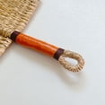 thumbnail image 2 of Seaweed Weaving Fan Nordic Hand Woven Africans Elements Fans Portable Sturdy Handheld Straw Fan For Party Wall Decoration, 2 of 2