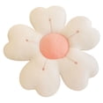 thumbnail image 4 of Tnobhg Throw Pillow Wear Resistant Washable Non-Fading Aesthetic Flower Shaped Floor Pillow Decorative Cushion Sofa Couch Decor, 4 of 7