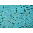 thumbnail image 1 of Ahgly Company Machine Washable Indoor Rectangle Transitional Bright Cyan Blue Area Rugs, 2' x 5', 1 of 7