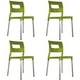 thumbnail image 1 of Mundo In Juego de 4 Sillas Valenia - Sillas para Comedor - Verde Mundo In Restaurante-Café, 1 of 8