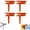 Orange🧡#2, variant on 4 Pack Dinosaur Shape Beach Towel Clips, Windproof Sand Secure Holder, 3D Printed Beachs Ground Spike, Portable Mat Fasteners for Sand, Beach Towel/Picnic Mat Anchor Clips Stakes(Black🖤)