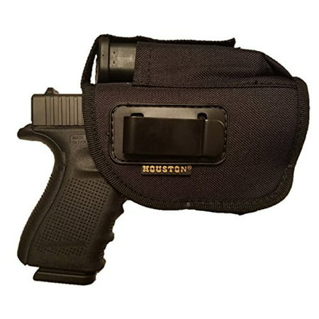 IWB and OWB Tactical Gun Holster with Mag Pouch - Can be Used Ambidextrous | Fits: M&P Shield, Ruger, Springfield, Sig, S&W MP Compact, Taurus PT111, H&K Compact with Small
