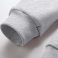 thumbnail image 4 of Gubotare Long Sleeve Sweatshirt Girl Girls Oversized Sweatshirts Crewneck Long Sleeve Casual Loose Pullover Tops Size 3T 4T (Grey,3-4 Years), 4 of 5
