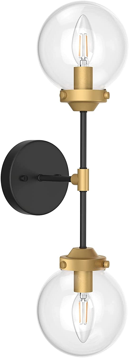 Gold Wall Sconces 2 Light Industrial Gold Wall Light Fixture Vintage