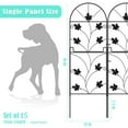 thumbnail image 2 of 38 in. X 13 in. No-Dig Metal Garden Decorative Fence, Garden Fence (15 Pack), 2 of 5