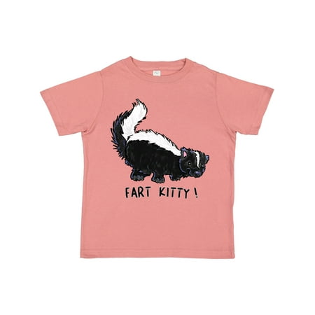 

Inktastic Animals Cute Skunk Fart Kitty! Gift Toddler Boy or Toddler Girl T-Shirt