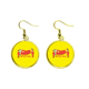thumbnail image 1 of El día del ejército territorio Ear Dangle Golden Drop Earring Jewelry Mujer Unbranded M, 1 of 3