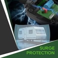 thumbnail image 2 of Cable adaptador de protección contra sobretensiones RVGUARD de 30 A a 110 V, 2 pies, verde, 2 of 7