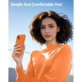 thumbnail image 6 of Compatible with iPhone 15 Case,Upgrade Liquid Silicone,[Enhanced Camera Protection][Scratch-resistant soft microfiber lining] Slim Cover Phone Cases (Orange), 6 of 12