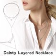 thumbnail image 2 of Women Choker Pendant Layered Necklaces Adjustable Set Punk Pearl Accessory for Women, 2 of 2