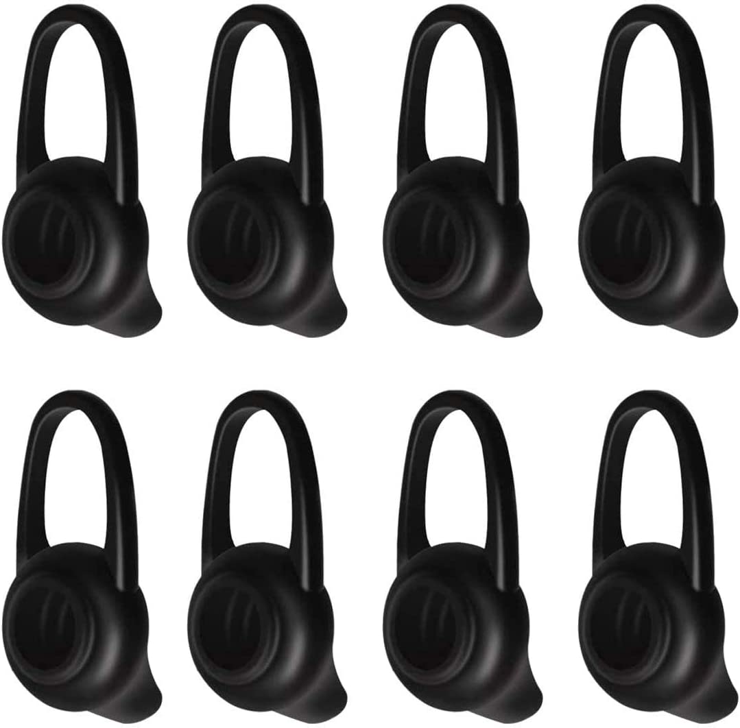 Ear Tips Soft Replacement Earbuds Silicone Gel Cover Pads 8 PCS for Earpiece, Active InEar