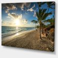 thumbnail image 2 of Beautiful Caribbean Vacation Beach - Large Beach Canvas Wall Art, 2 of 3