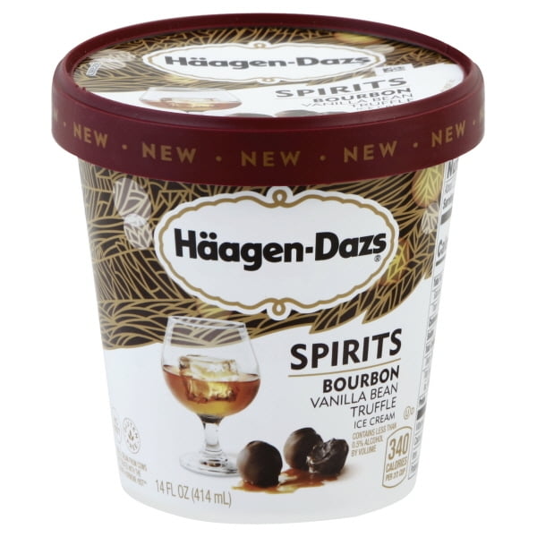 Buy HAAGEN-DAZS SPIRITS Bourbon Vanilla Bean Truffle Ice Cream 14 fl. oz. 