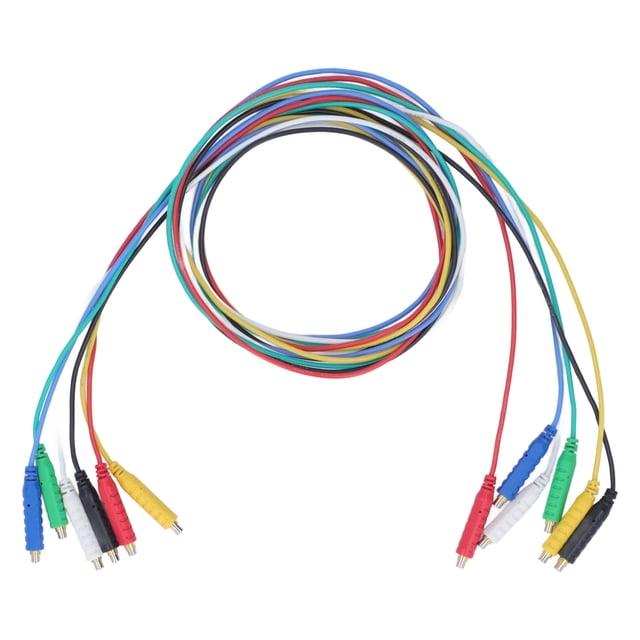 6 Uds Cables De Prueba Magnéticos, 30v Ac 5a Cables De Prueba De Puente Flexible Suave De Silicona Para Termostatos Paneles De Control Sensor 20awg